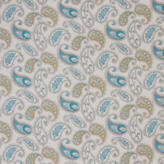 Carole Fabric Dallying Caribbean Reflection Pool 100% Polyester China Passes 50,000 Double Rubs Wyzenbeek </p><p>Repeat: 18" V, 18" H 54" - My Fabric Connection -