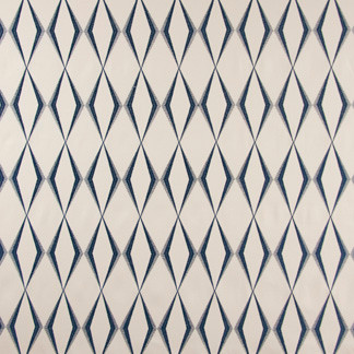 Carole Fabric Double Take Navy Something Blue 34% Viscose, 28% Poly, 28% Linen, 10% Ra China Passes 60,000 Double Rubs Wyzenbeek Horizontal: None and Vertical: 6"V 3" H 54" - My Fabric Connection -