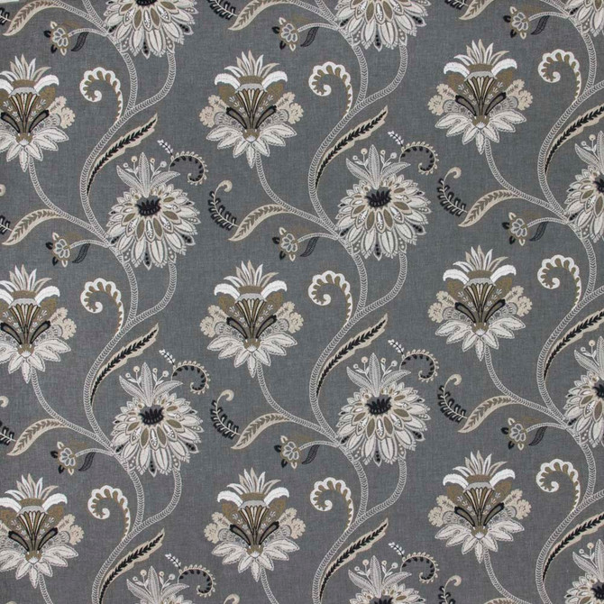 Carole Fabric Warm Welcome Granite Sandalwood 50% Polyester, 50% Cotton India N/A Horizontal: 26 and Vertical: 15375 51 - My Fabric Connection -