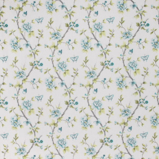 Carole Fabric Summer Magic Aquarius Seamist 52% Polyester, 48% Cotton India 18" V, 16 1/2" H HD 51" - My Fabric Connection -