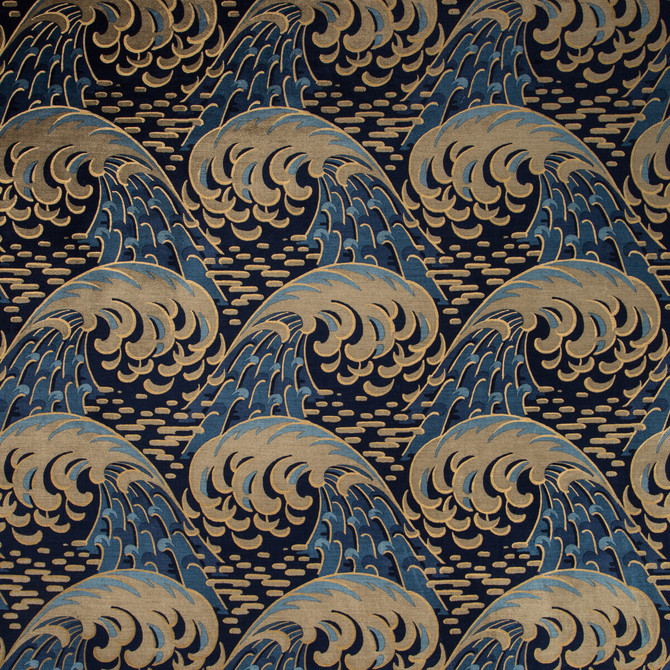 Kravet Couture Fabric Kaiyou Indigo IZU COLLECTION VISCOSE - 60%;COTTON - 40% Thailand MEDIUM Horizontal: 13.5 and Vertical: 18.53 54 - My Fabric Connection -
