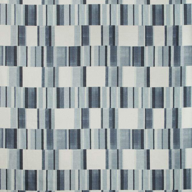 Kravet Basics Fabric Blockstack Chambray NATE BERKUS WELL-TRAVELED COTTON - 90%;LINEN - 10% Pakistan MEDIUM Horizontal: 18 and Vertical: 23.625 54 - My Fabric Connection -