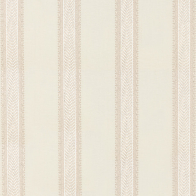 G P & J Baker Fabric Kerris Stripe Ivory/Stone ARTISAN II LINEN - 54%;VISCOSE - 24%;SPUN VISCOSE - 13%;SPUN POLYESTER - 9% India - Horizontal: 12.411 and Vertical: - 49.644 - My Fabric Connection -