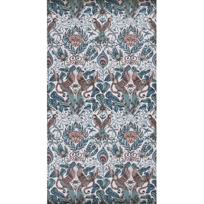 Clarke And Clarke Wallcovering Amazon Pink ANIMALIA BY EMMA J SHIPLEY FOR C&C United Kingdom Horizontal: 0 and Vertical: 18 20.5 - My Fabric Connection -