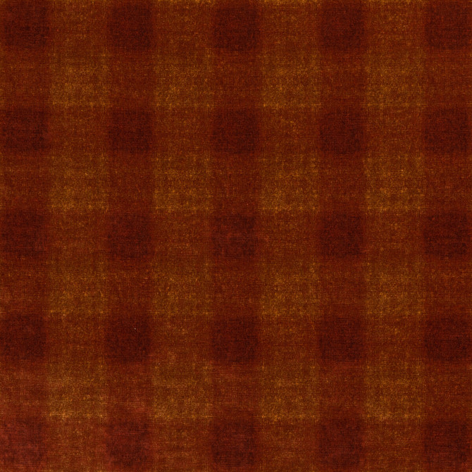 Mulberry Fabric Highland Check Spice MODERN COUNTRY VELVETS VISCOSE - 55%;COTTON - 45% Italy HEAVY Horizontal: 6.895 and Vertical: 7.092 55.16 - My Fabric Connection -