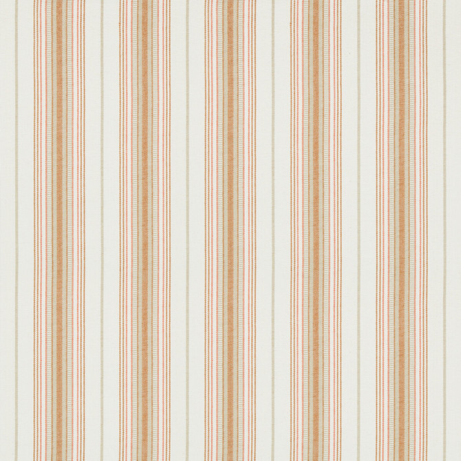 Lee Jofa Fabric Cassis Stripe Tangerine Fabric COTTON - 100% India HEAVY </p><p>Repeat: H: 4.8, V: 0 53 - My Fabric Connection -
