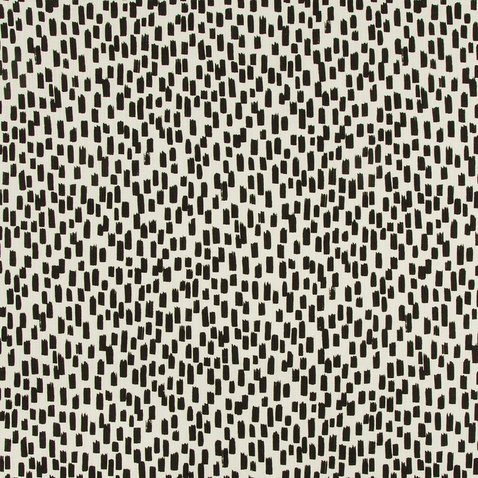 Kravet Basics Fabric Inkstrokes Nero NATE BERKUS WELL-TRAVELED COTTON - 90%;LINEN - 10% Pakistan MEDIUM Horizontal: 18 and Vertical: 13.5 54 - My Fabric Connection -