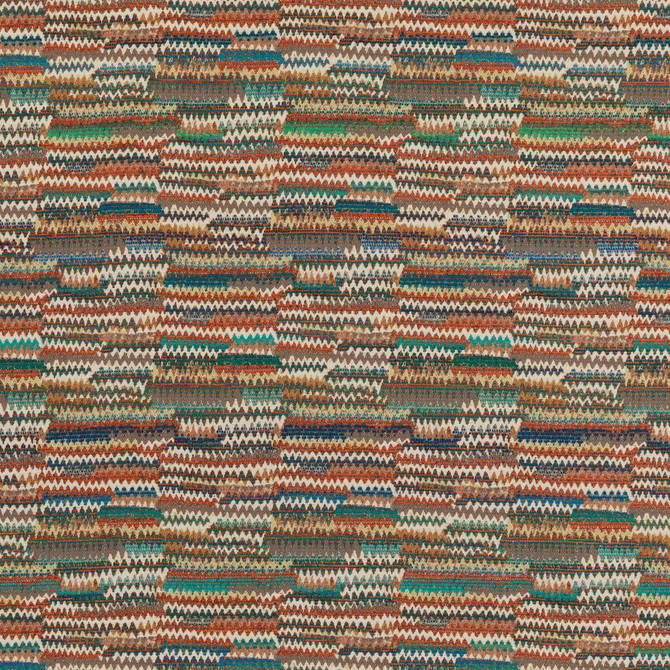 Mulberry Fabric Landscape Teal/Spice Fabric COTTON - 45%;VISCOSE - 27%;WOOL - 11%;ACRYLIC - 9%;NYLON - 8% Italy HEAVY </p><p>Repeat: H: , V: 55.16 - My Fabric Connection -