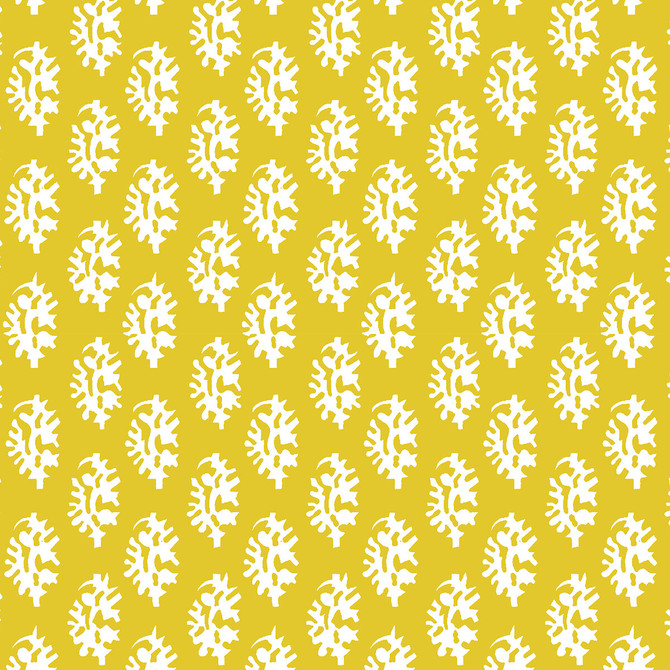 Gaston Y Daniela Fabric Seijo Amarillo LORENZO CASTILLO V COTTON - 61%;LINEN - 39% Spain MEDIUM Horizontal: 13.19 and Vertical: 3.7 54 - My Fabric Connection -