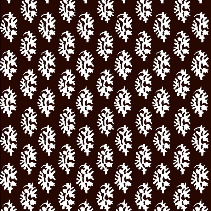 Gaston Y Daniela Fabric Seijo Chocolate LORENZO CASTILLO V COTTON - 61%;LINEN - 39% Spain MEDIUM Horizontal: 13.19 and Vertical: 3.7 54 - My Fabric Connection -