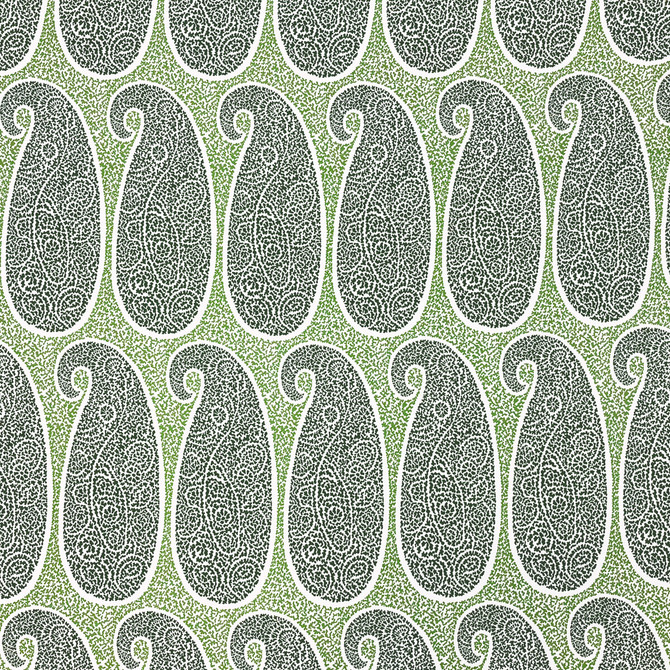 Gaston Y Daniela Fabric Yaiza Verde LORENZO CASTILLO V VISCOSE - 70%;COTTON - 30% India MEDIUM Horizontal: 14 and Vertical: 33 54 - My Fabric Connection -
