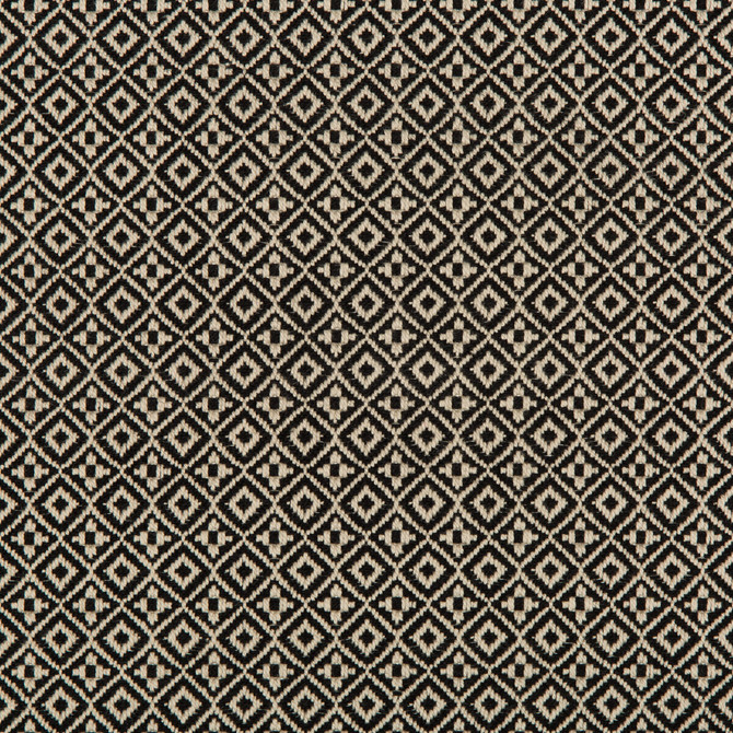 Kravet Design Fabric Attribute Grid Nero Fabric COTTON - 96%;POLYCOTTON - 4% India HEAVY </p><p>Repeat: H: 0.6, V: 0.6 55 - My Fabric Connection -