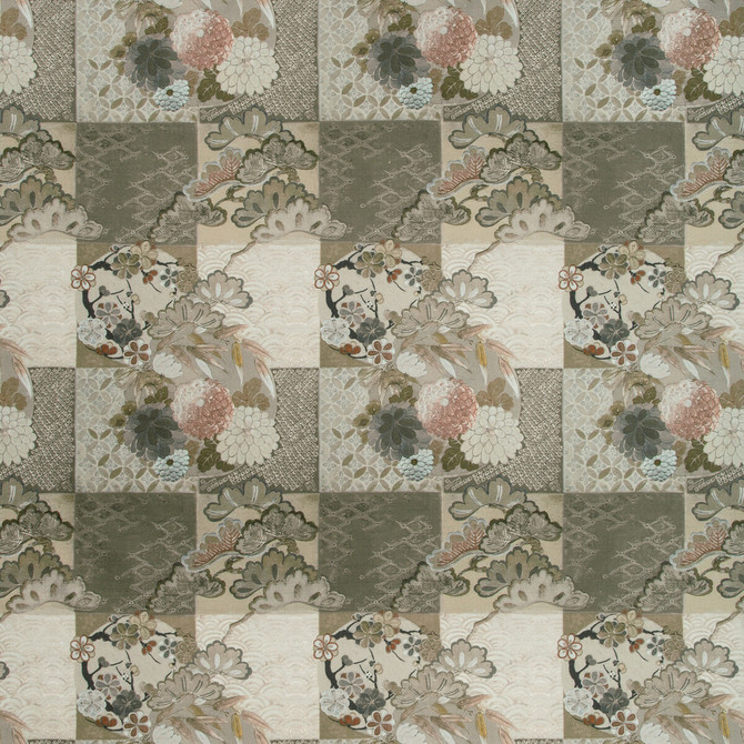 Kravet Couture Fabric Osode Stone/Blush IZU COLLECTION COTTON - 46%;VISCOSE - 36%;LINEN - 18% Italy HEAVY Horizontal: 17 and Vertical: 25.5 55 - My Fabric Connection -