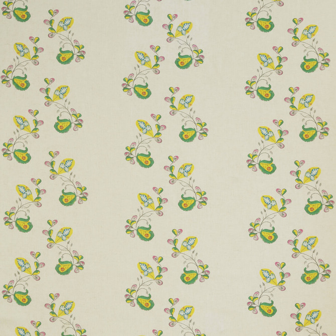 Kravet Couture Fabric Psycho Sprig Tropical Yellow ANDREW MARTIN KIT KEMP VISCOSE - 67%;LINEN - 33% United Kingdom MEDIUM Horizontal: 7 and Vertical: 8.5 54.5 - My Fabric Connection -