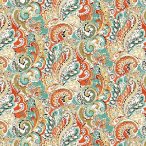 Norbar Fabric Midland Caribe PRISM CARNIVAL 100% COTTON KOREA 13 1/2"V 27"H 54" - My Fabric Connection -