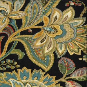 Norbar Fabric Vanessa Night Sky 55% LINEN 45% RAYON CHINA 25 3/4"V 27 1/2"H 54 - My Fabric Connection -