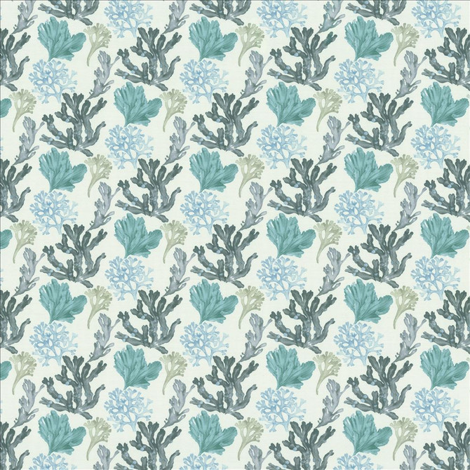 Kasmir Fabric Aquata 55 Blue 1456 65% Polyester
35% Cotton
 SPAIN </p><p>Repeat: Horizontal: 11 inches and Vertical: 9 6/8 inches 55 - My Fabric Connection -