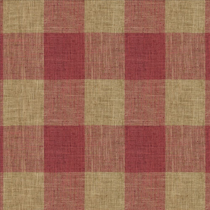 Kasmir Fabric Buffalo Red Pepper 1452 100% Polyester
 INDIA </p><p>Repeat: Horizontal: 9 1/8 inches and Vertical: 10 2/8 inches 54 - My Fabric Connection -