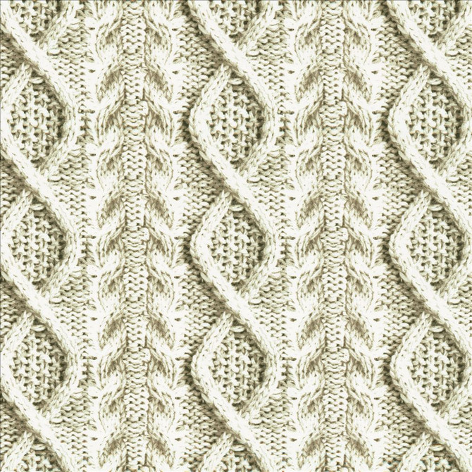 Kasmir Fabric Cable Knit Grey 1457 100% Cotton
 CHINA </p><p>Repeat: Horizontal: 7 inches and Vertical: 4 2/8 inches 57 - My Fabric Connection -