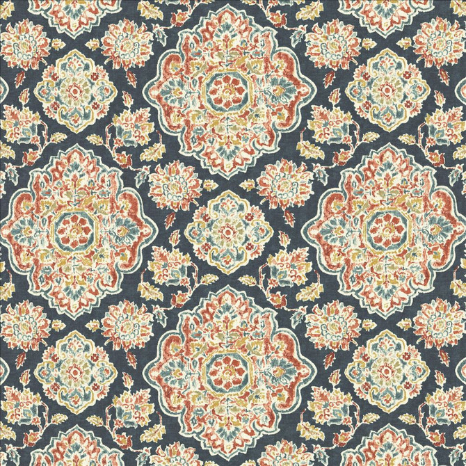 Kasmir Fabric Cowan Court Blue 1458 70% Viscose
30% Linen
 SPAIN 30,000 Wyzenbeek Double Rubs </p><p>Repeat: Horizontal: 27 inches and Vertical: 27 inches 54 - My Fabric Connection -