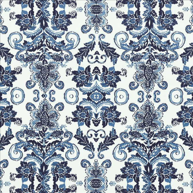 Kasmir Fabric Doncaster Indigo 1458 100% Cotton
 CHINA </p><p>Repeat: Horizontal: 48 4/8 inches and Vertical: 46 inches 56 - My Fabric Connection -