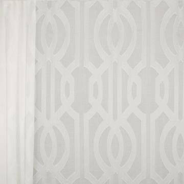 Kasmir Fabric Hope Snow 1465 / 30 100% Polyester Not Tested </p><p>Repeat: Horizontal: 9 5/8 Inches and Vertical: 15 2/8 Inches 118 Inches - My Fabric Connection -