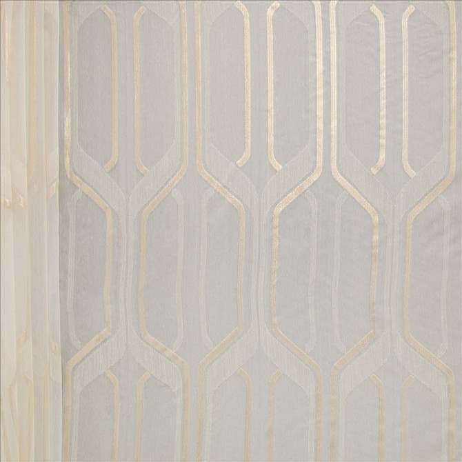 Kasmir Fabric Mina Champagne See sample 100% Polyester
 TURKEY Not Tested </p><p>Repeat: Horizontal: 9 inches and Vertical: 22 4/8 inches 118 - My Fabric Connection -