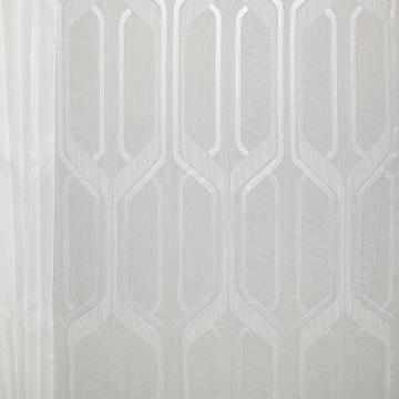 Kasmir Fabric Mina Snow 1465 / 33 100% Polyester Not Tested </p><p>Repeat: Horizontal: 9 Inches and Vertical: 22 4/8 Inches 118 Inches - My Fabric Connection -