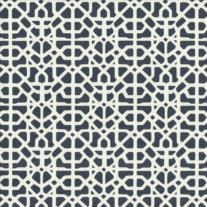 Kasmir Fabric Moroccan 55 Blue See sample 65% Polyester
35% Cotton
 SPAIN 40,000 Martindale Cycles </p><p>Repeat: Horizontal: 11 inches and Vertical: 11 6/8 inches 55 - My Fabric Connection -