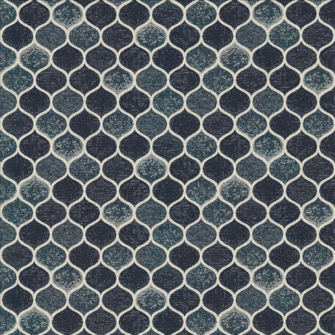 Kasmir Fabric Quinlan Denim 1458 100% Polyester
 MEXICO 40,000 Wyzenbeek Double Rubs </p><p>Repeat: Horizontal: 9 5/8 inches and Vertical: 6 4/8 inches 54 - My Fabric Connection -