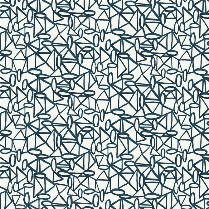 Kasmir Fabric Shape Up Denim 1454 100% Polyester
 CHINA </p><p>Repeat: Horizontal: 26 6/8 inches and Vertical: 13 2/8 inches 54 - My Fabric Connection -