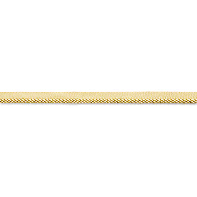Scalamandre Trim Trim Boulevard Cord/Sunbeam C314-008 NOVANTA PASSEMENTERIE 15% POLYESTER 1% ACRYLIC|48% COTTON 19% RAYON 17% FIBRANNE CHINA LIGHT DUTY Horizontal: 0" and Vertical: 0" 0.25" - My Fabric Connection -