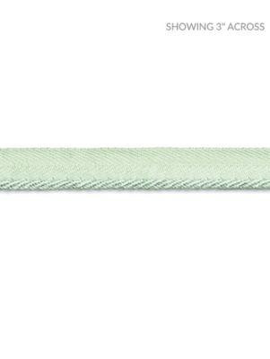 Scalamandre Trim Avenue Cord Mint Julep SCC3150014 NOVANTA PASSEMENTERIE 16% FIBRANNE 2% ACRYLIC, 38% POLYESTER 26% COTTON 18% RAYON CHINA LIGHT DUTY Horizontal: 0" and Vertical: 0" 0.13 - My Fabric Connection -