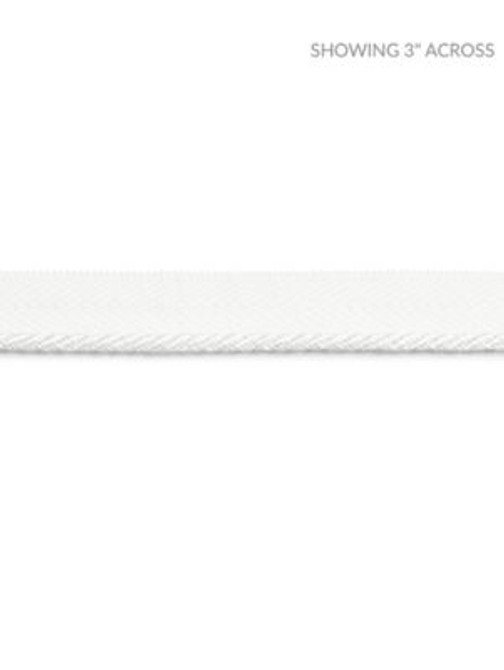 Scalamandre Trim Avenue Cord Ice SCC3150001 NOVANTA PASSEMENTERIE 16% FIBRANNE 2% ACRYLIC, 38% POLYESTER 26% COTTON 18% RAYON CHINA LIGHT DUTY Horizontal: 0" and Vertical: 0" 0.13 - My Fabric Connection -