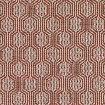 Highland Court Fabric HU15986-746 Tumbao Geranium Intermix Wovens USA 65,000 Wyzenbeek Method Horizontal: 2.25 inches and Vertical: 3 inches 55 inches - My Fabric Connection -