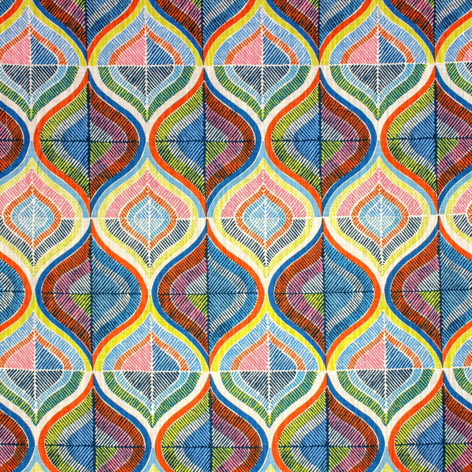 Norbar Fabric Alexa Spectrum 100% POLYESTER TURKEY 18"V 6 3/4"H 54" - My Fabric Connection -