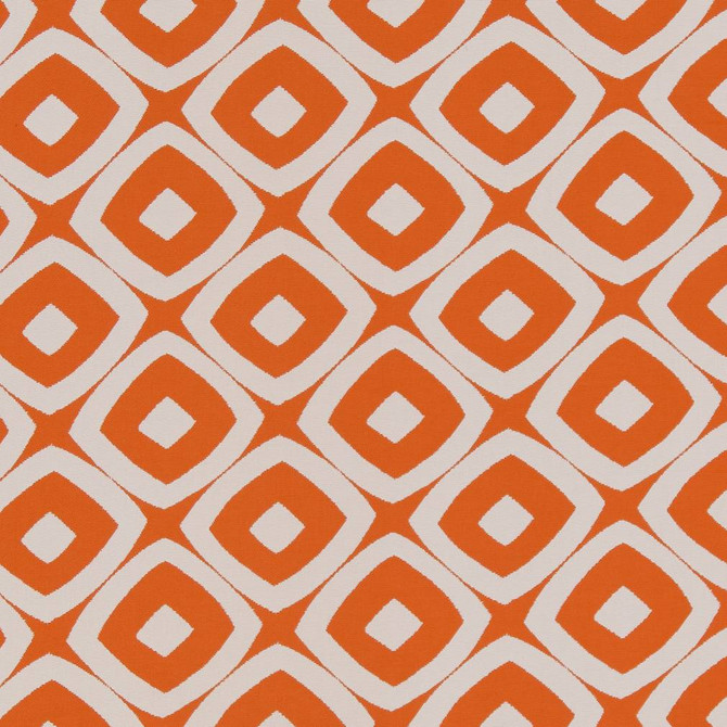 Charlotte Fabric D1457 Tangerine Mayan Vibrant Wovens 100% Polypropylene Europe Exceeds 100,000 Wyzenbeek Rubs (Heavy Duty) </p><p>Repeat: Horizontal: 4.5" x Vertical: 4" 54 Inches - My Fabric Connection -