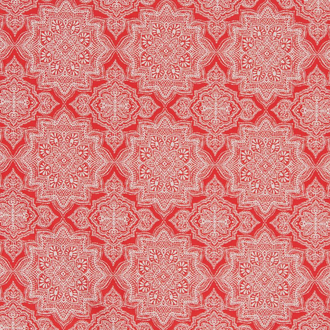 Charlotte Fabric D1431 Fiesta Mandala Vibrant Wovens 100% Polypropylene Europe Exceeds 100,000 Wyzenbeek Rubs (Heavy Duty) </p><p>Repeat: Horizontal: 6" x Vertical: 7" 54 Inches - My Fabric Connection -