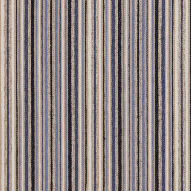 Charlotte Fabric CB700-393 Shades of Indigo 46% Cotton, 39% Polyester, 13% Olefin USA Exceeds 66,000 Wyzenbeek Rubs (Heavy Duty) Horizontal 4.5" 54 Inches - My Fabric Connection -