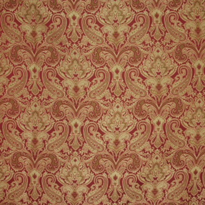 Carole Fabric Vast Sum Rust Treasure Trove 100% Polyester CHINA Passes 30,000 Double Rubs Wyzenbeek </p><p>Repeat: 19" V, 14 3/4" H 58" - My Fabric Connection -
