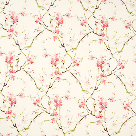 Carole Fabric Birdsall Farm Petal Pink Geranium 100% Cotton-SSR India Passes 15,000 Double Rubs Wyzenbeek </p><p>Repeat: 25 1/4" V, 13 1/2" H 54" - My Fabric Connection -