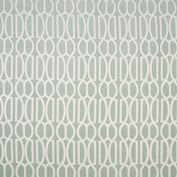 Carole Fabric Double Coverage Seaglass Modern Castle 74% POLYESTER, 26% VISCOSE INDIA Passes 15,000 Double Rubs Wyzenbeek Horizontal: 4 1/2" and Vertical: 9 1/4" V 55" - My Fabric Connection -