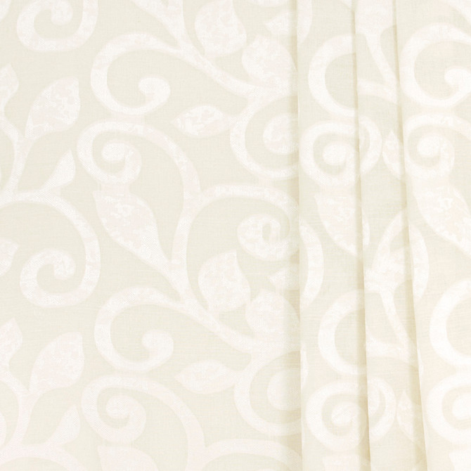 Carole Fabric Scroll Away Parchment Sheer Marvel 90% Polyester, 10% Linen CHINA N/A Horizontal: 1475 and Vertical: 20875 118 - My Fabric Connection -