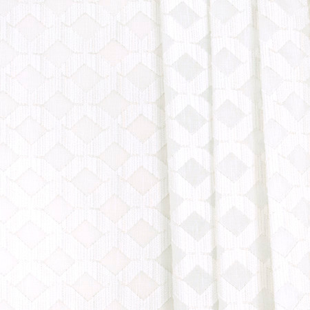 Carole Fabric Diamond Path Beige Sheer Marvel 100% Polyester TURKEY N/A Horizontal: 4" and Vertical: 3 3/4" V 118" - My Fabric Connection -