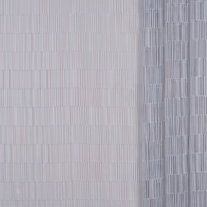Carole Fabric Lined Up Platinum Sheer Marvel 100% Polyester CHINA N/A Horizontal: 4125 and Vertical: 8 118 - My Fabric Connection -