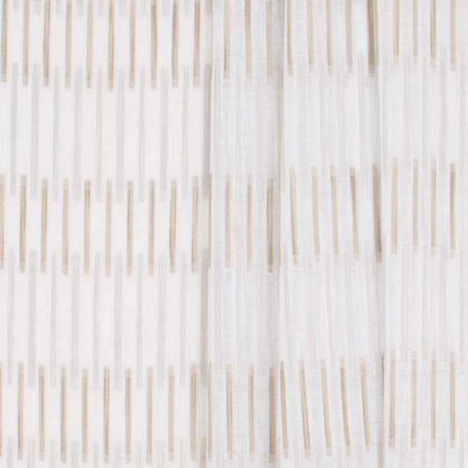 Carole Fabric Roped Around Taupe Sheer Marvel 100% Polyester TURKEY N/A </p><p>Repeat: 7 1/2" V, 7/8" H 118" - My Fabric Connection -