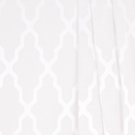 Carole Fabric In The Path White Sheer Marvel 90% Polyester, 10% Linen CHINA N/A </p><p>Repeat: 7 1/2" V, 14 1/2" H 118" - My Fabric Connection -