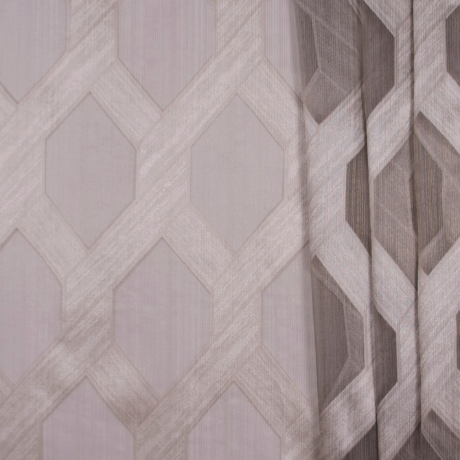 Carole Fabric Paraphrase Latte Sheer Marvel 89% Polyester, 8% Rayon, 3% Metallic TURKEY N/A Horizontal: 8375 and Vertical: 155 118 - My Fabric Connection -