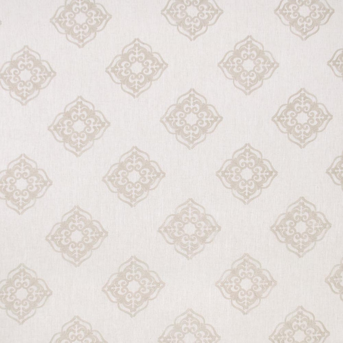 Carole Fabric Parlor Games Champagne Coconut Cream 95% Polyester, 5% Linen China N/A Horizontal: 1175 and Vertical: 1175 54 - My Fabric Connection -