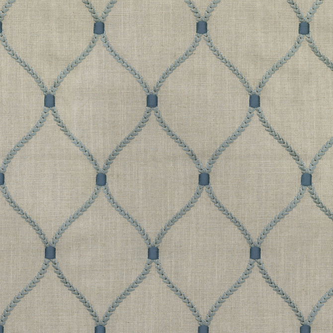 Williamsburg Fabric Deane Embroidery Stormnc 700503 - 70%Rayon 30%Linen Embroid:100%Rayon INDIA 39000 Horizontal: 4.25 and Vertical: 6.25 54 - My Fabric Connection -
